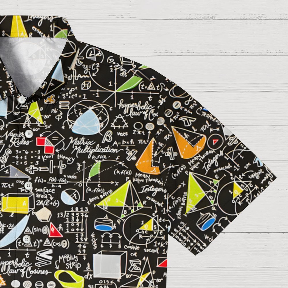 Mathematical formulas and functions Geek Hawaiian Shirt