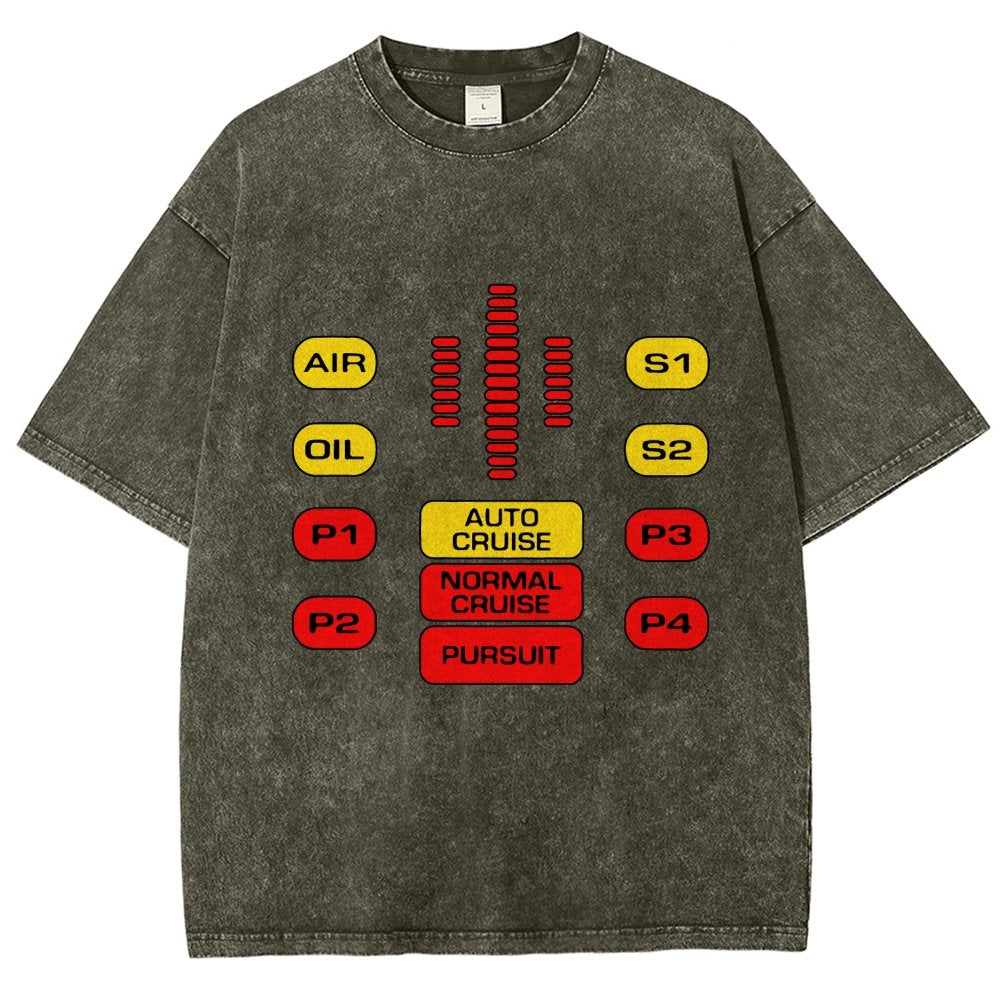 Kit Dashboard Supercar Vintage Distressed T-shirt