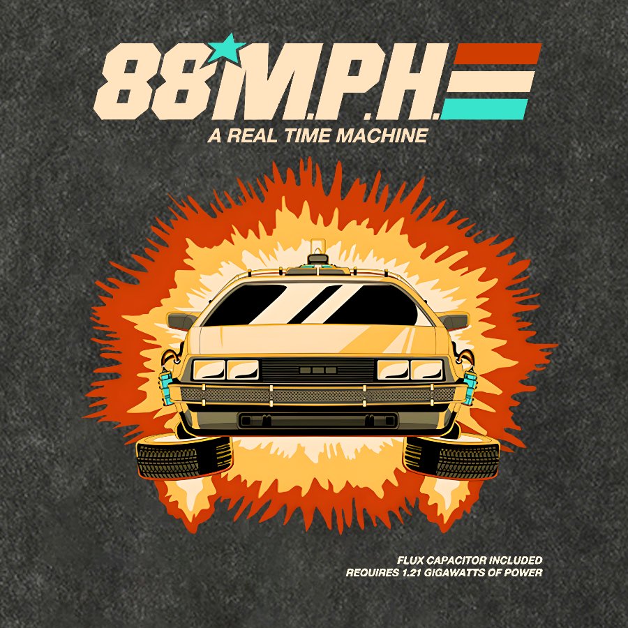 A Real Time Machine Vintage Distressed T-shirt