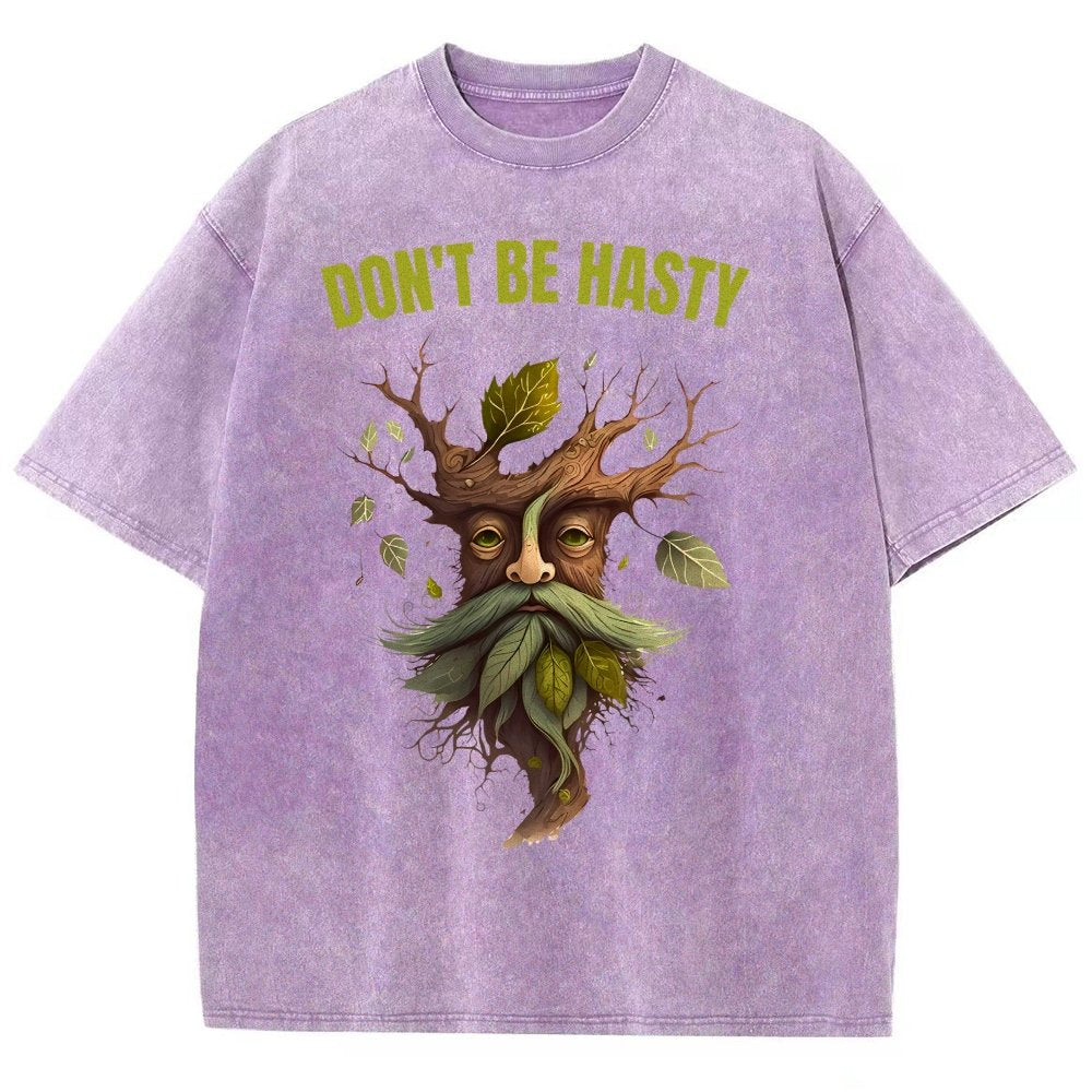 Dont be Hasty - Fantasy Vintage Distressed T-shirt