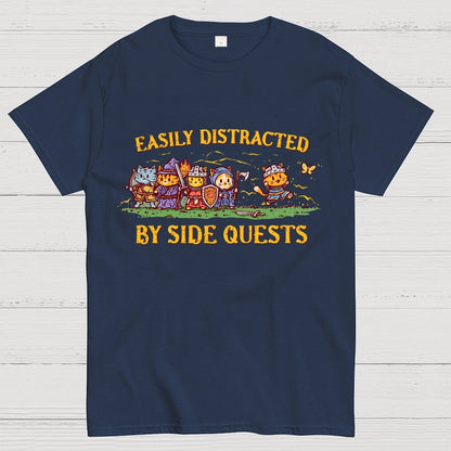 Easily Distracted By Side Quests Geek T-Shirt