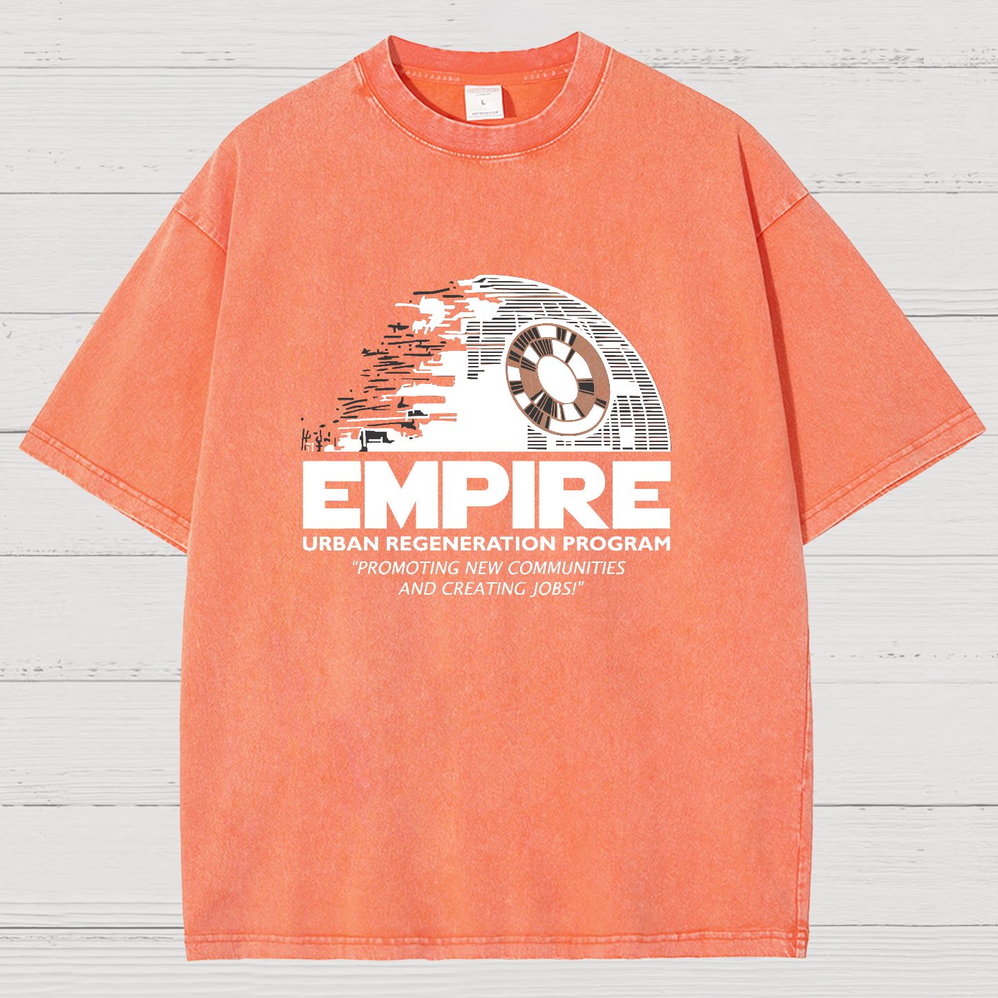 Empire Urban Regneration Vintage Distressed T-shirt
