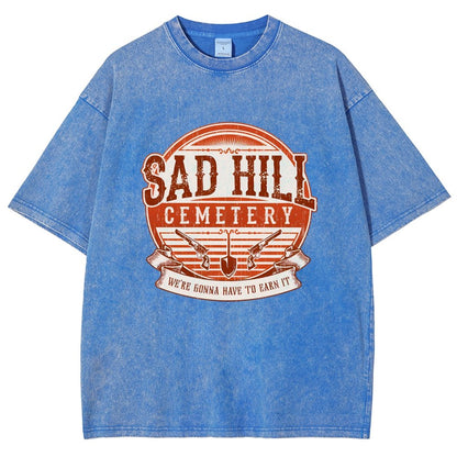 Lonely Hill Cemetery Vintage Distressed T-shirt