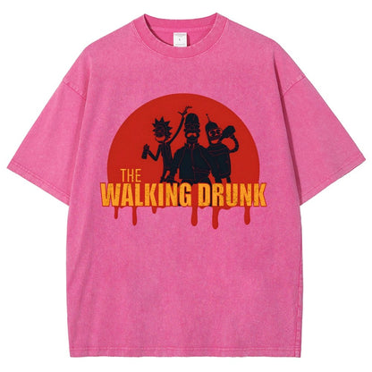 The Walking Drunk Vintage Distressed T-shirt