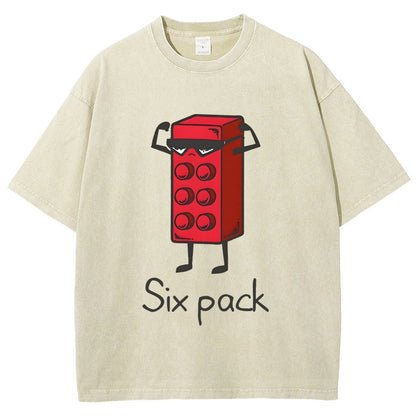 Six Pack Vintage Distressed T-shirt