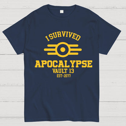 I Survived Apocalypse Geek T-Shirt