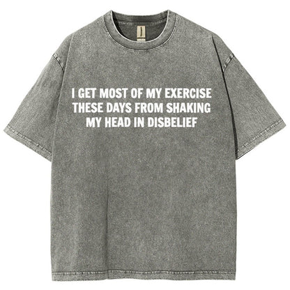 Shaking My Head Sarcastic  Vintage Distressed T-shirt