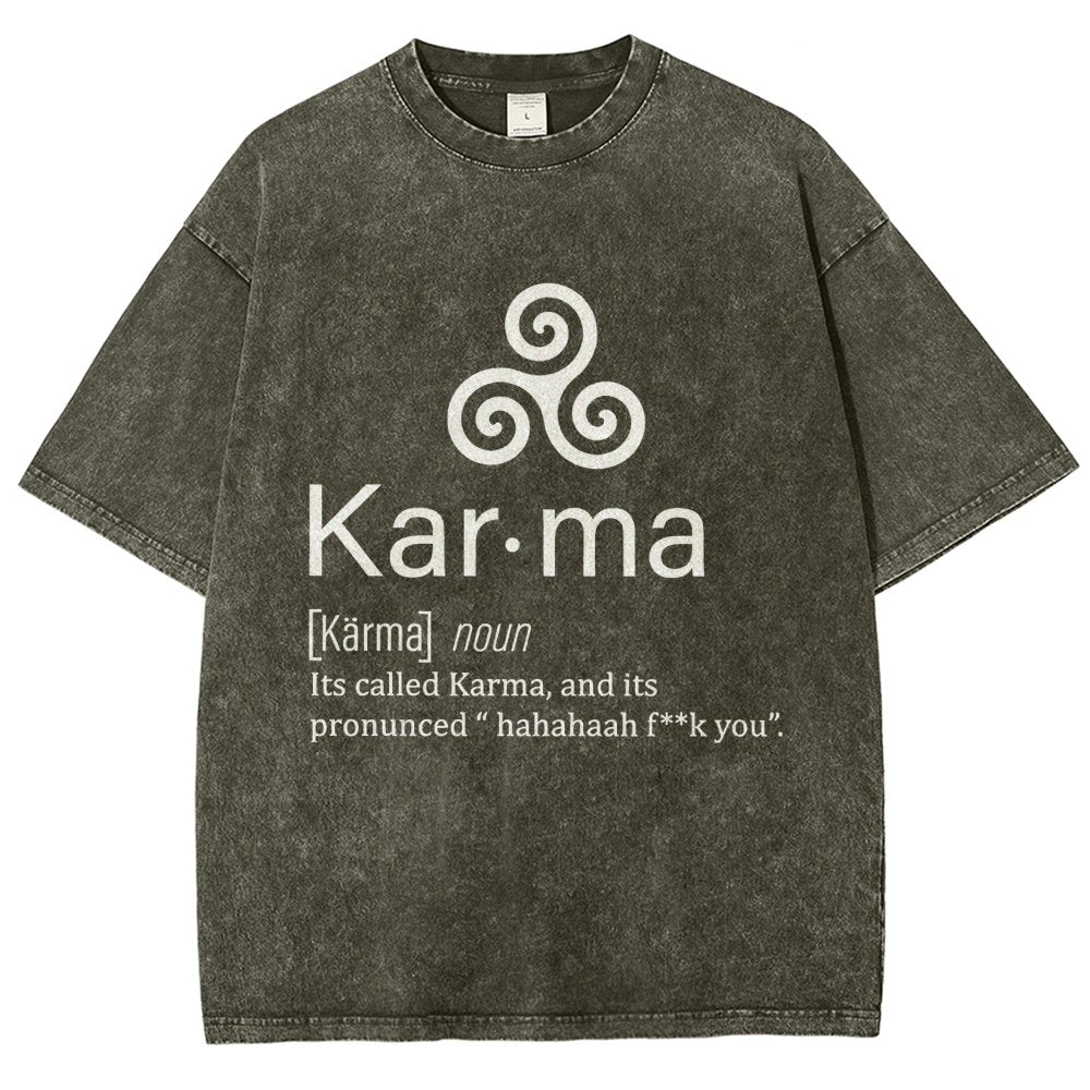 Karma definition Vintage Distressed T-shirt
