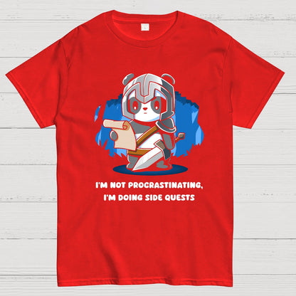 I'm Not Procrastinating It's A Side Quest Geek T-Shirt