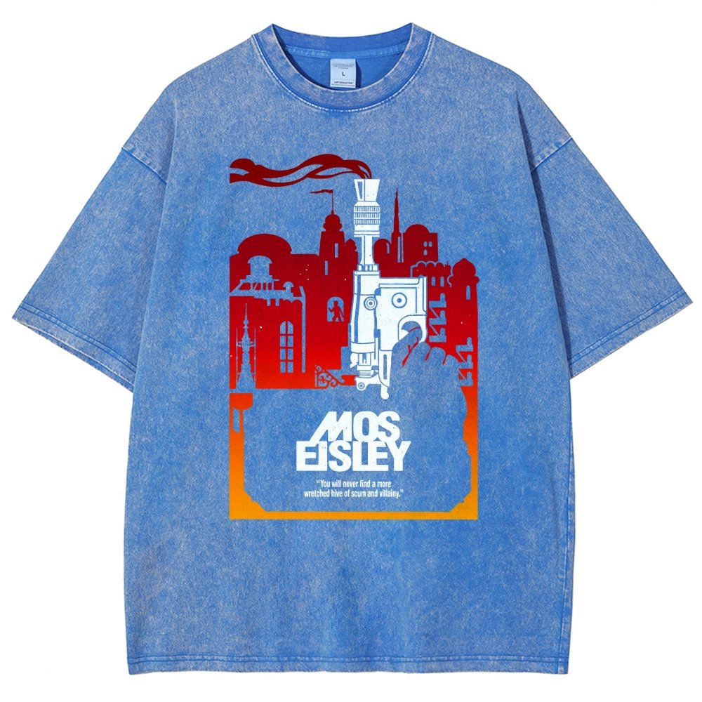 Galactic Streets Vintage Distressed T-shirt
