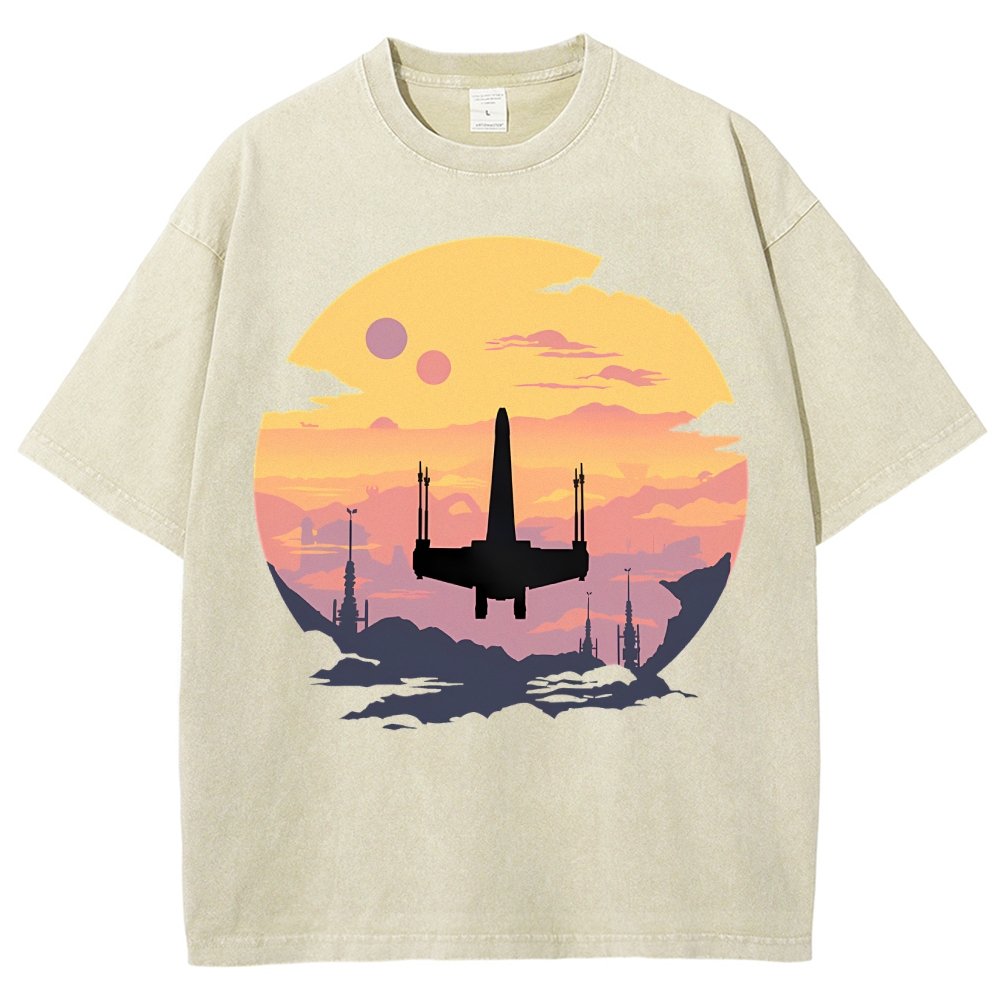 Rogue Fighter Vintage Distressed T-shirt