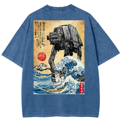 Cosmic Realm In Japan Washed T-Shirt