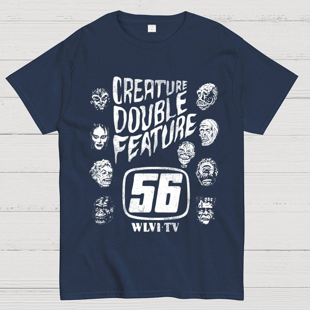 Creature Double Feature Classic Monsters Unisex Geek T-Shirt