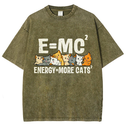 E=MC2 Vintage Distressed T-shirt
