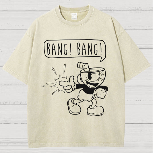 Bang! Bang! Vintage Distressed T-shirt