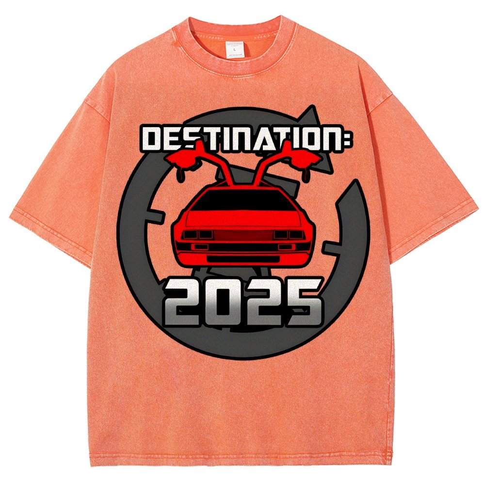 Cool 80's Sci-fi Inspired New Year Slogan Vintage Distressed T-shirt