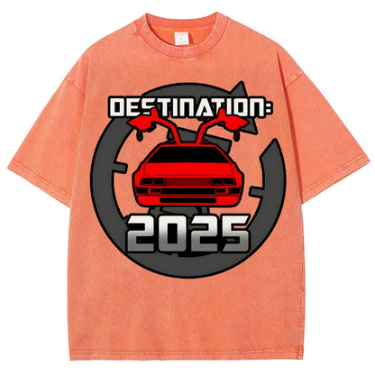 Cool 80's Sci-fi Inspired New Year Slogan Vintage Distressed T-shirt