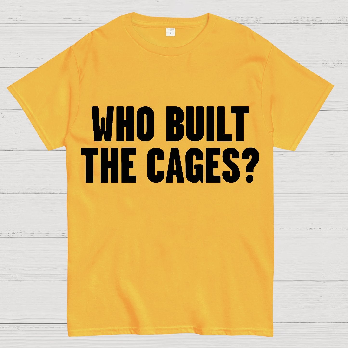 Who Built The Cage? Geek T-Shirt