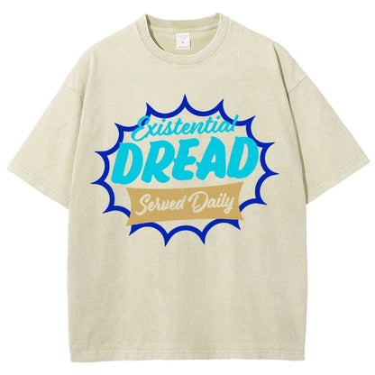 Existential Dread Vintage Distressed T-shirt