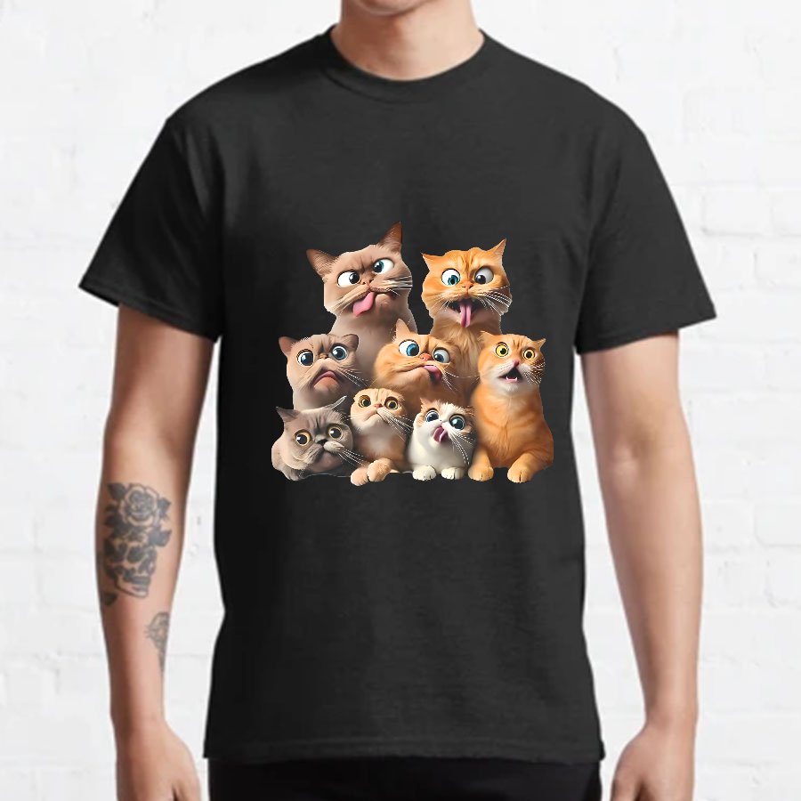 Funny Cat Nerdy T-Shirt