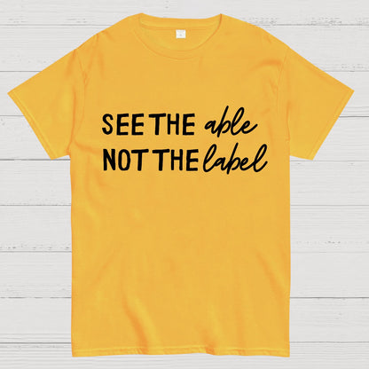 See the Able Not the Label Autism Geek T-Shirt