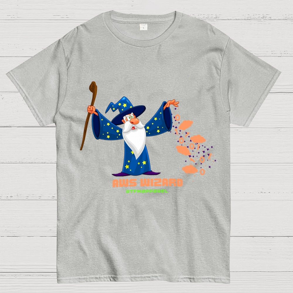 AWS Wizard , Sysadmin Geek T-Shirt