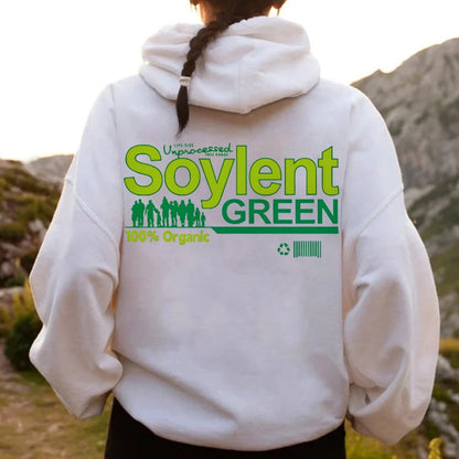 Soylent Green Printed Back Cotton Hoodie