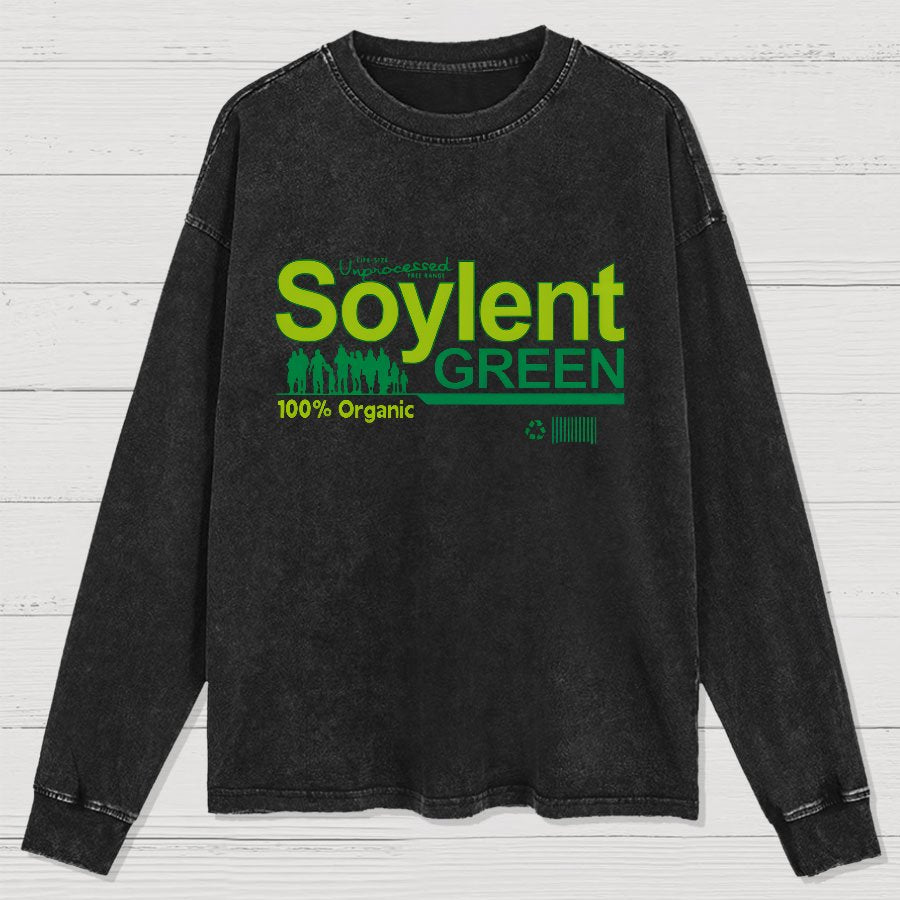Soylent Green Geeky Washed Long Sleeve Tee