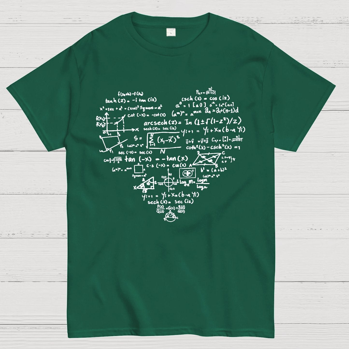 Math Heart, Valentine's Day Nerd Geek T-Shirt