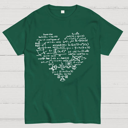 Math Heart, Valentine's Day Nerd Geek T-Shirt