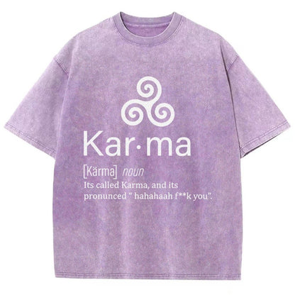 Karma definition Vintage Distressed T-shirt