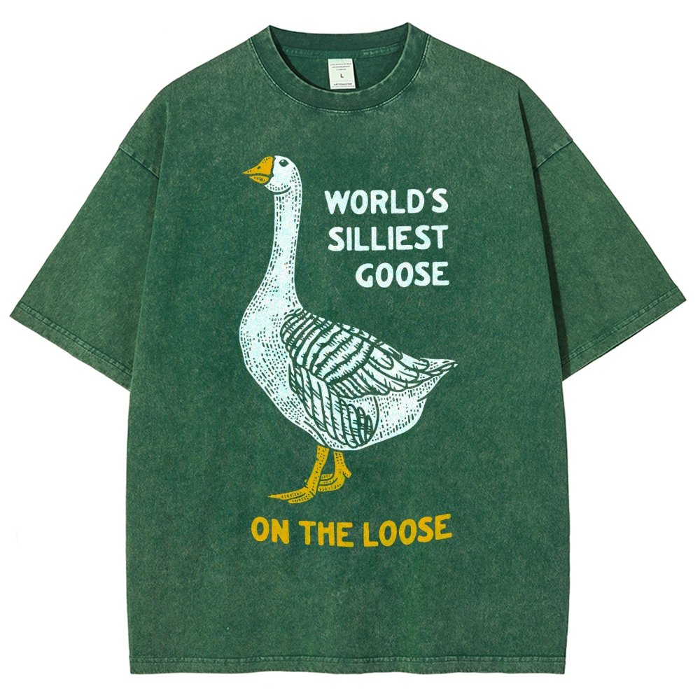 World's Silliest Goose Vintage Distressed T-shirt