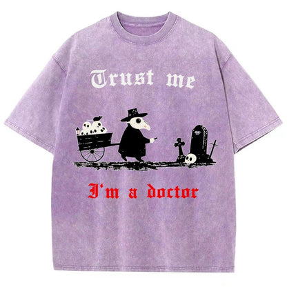 Trust Me I'm A Doctor Vintage Distressed T-shirt