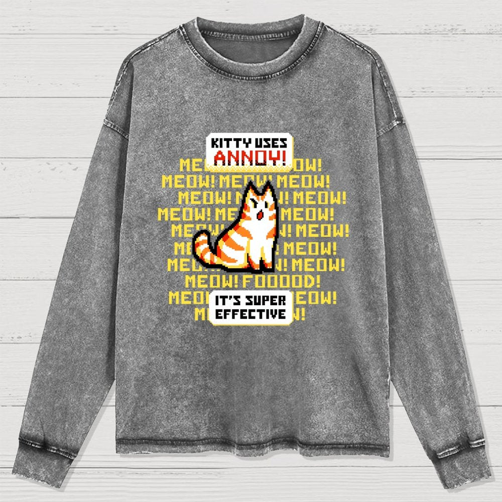 Super Effective Washed Long Sleeve Tee