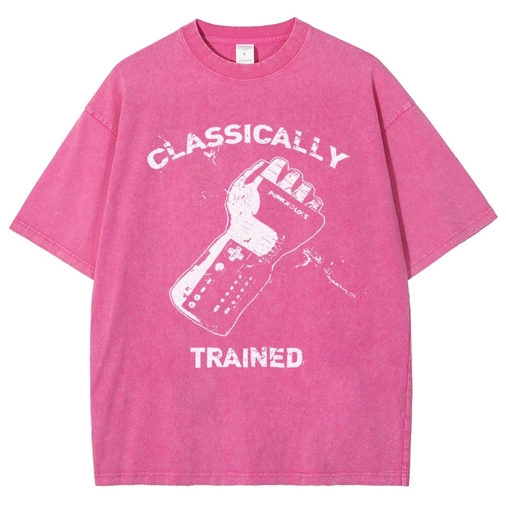 Classically Trained Gamer Vintage Distressed T-shirt