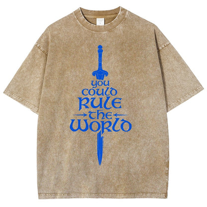 You Could Rule the World Vintage Distressed T-shirt