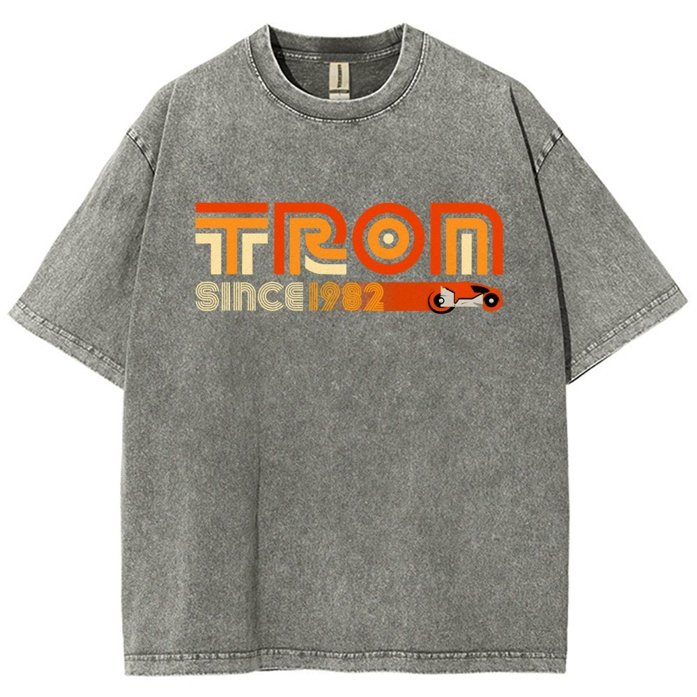 Retro Neon 1982 Vintage Distressed T-shirt