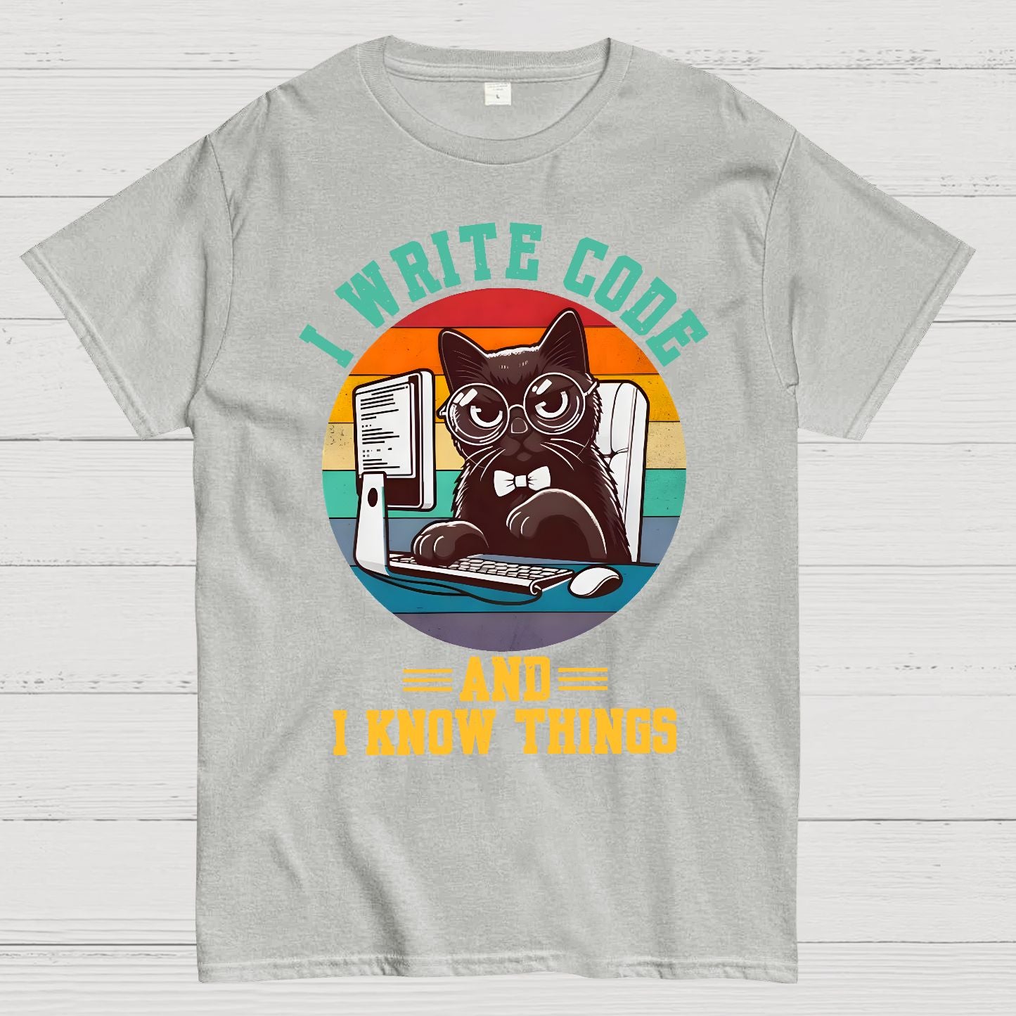I Write Code And I Know Thing Geek T-Shirt