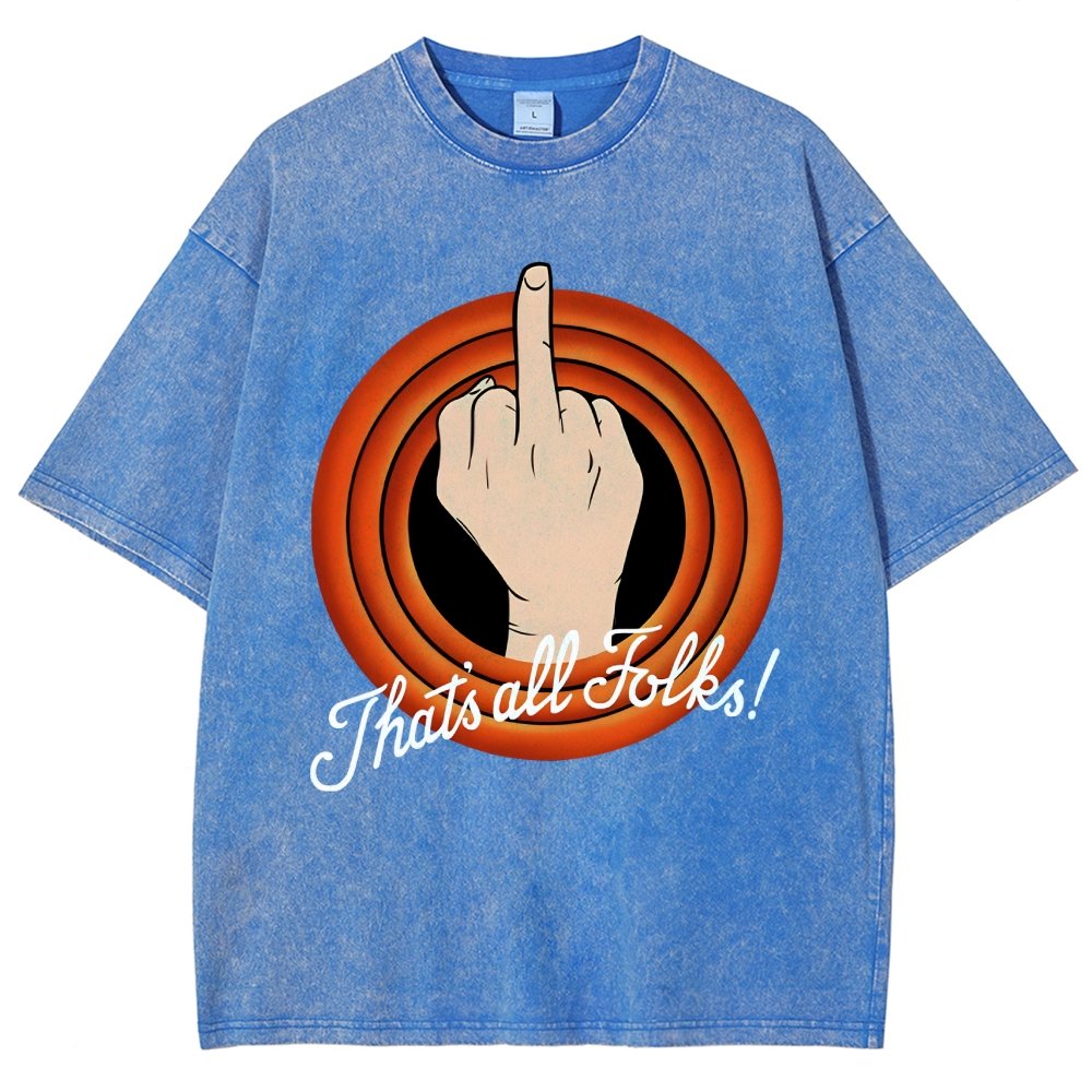 That's All Folks Vintage Distressed T-shirt