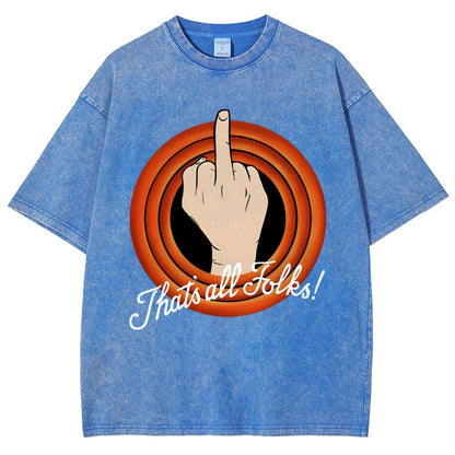 That's All Folks Vintage Distressed T-shirt