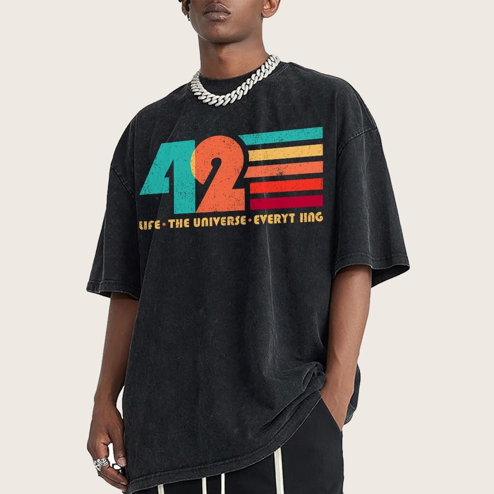 The Answer Is 42 Vintage Distressed T-shirt