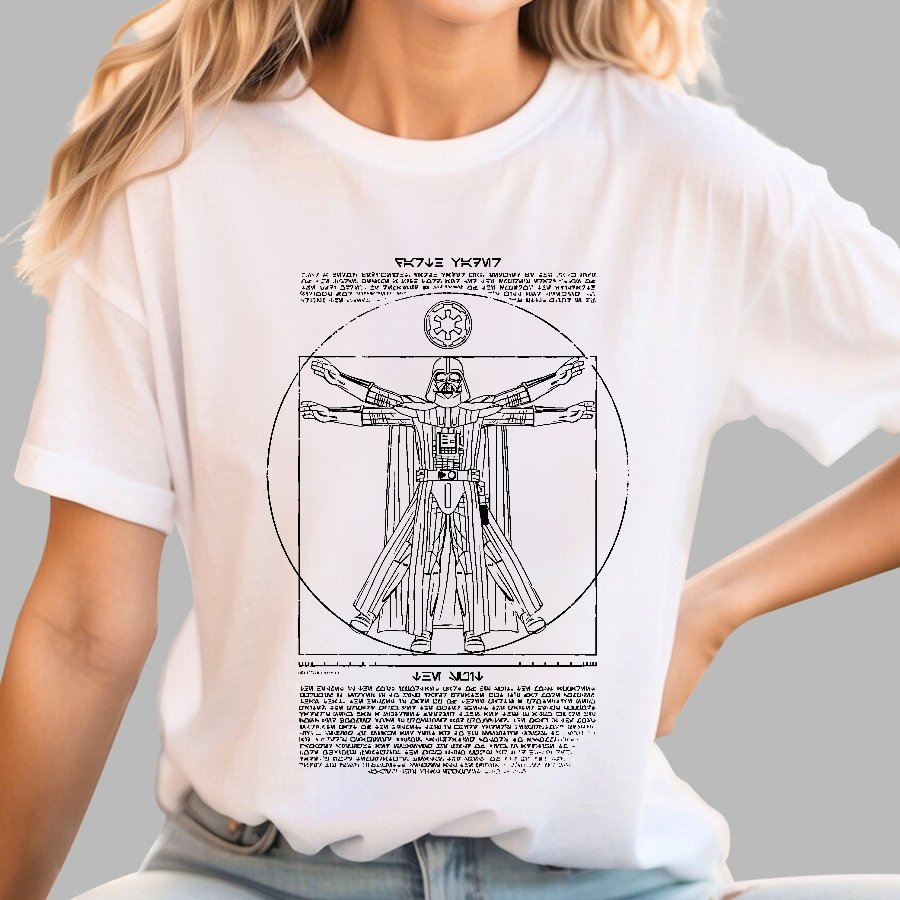 Vitruvian Darkside Geek T-Shirt