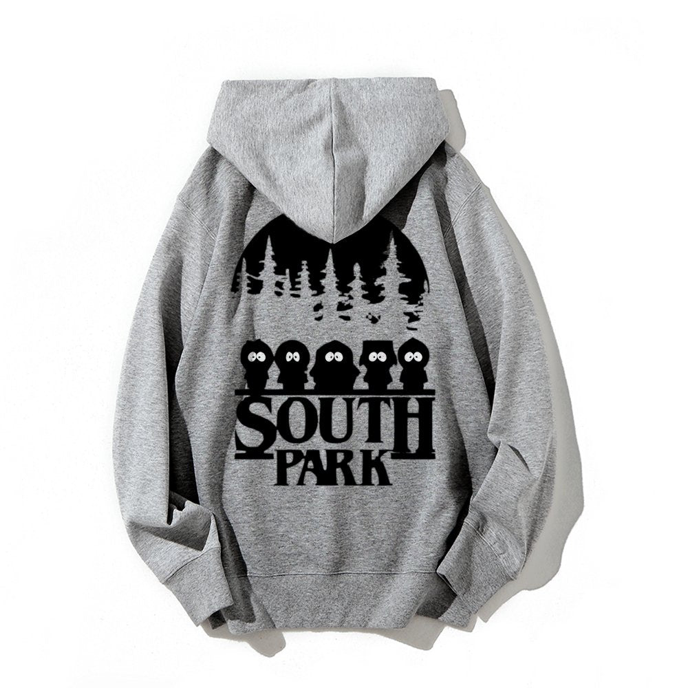 Stranger Park Inspired Art Printed Back Unisex Cotton Hoodie