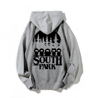 Stranger Park Inspired Art Printed Back Unisex Cotton Hoodie