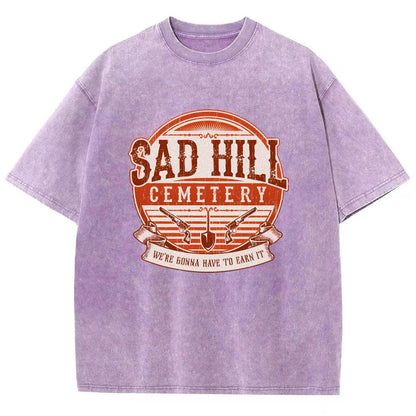 Lonely Hill Cemetery Vintage Distressed T-shirt