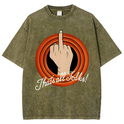 That's All Folks Vintage Distressed T-shirt