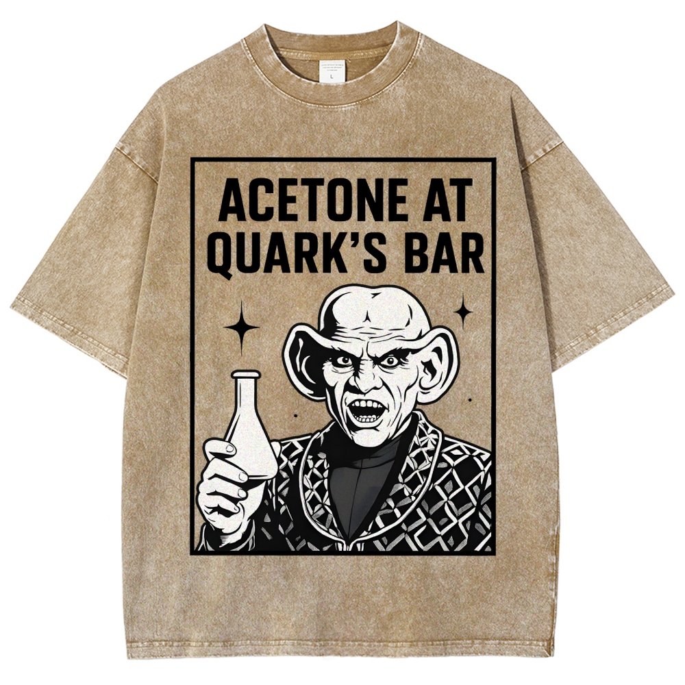 ACETONE AT A SPACE BAR Vintage Distressed T-shirt