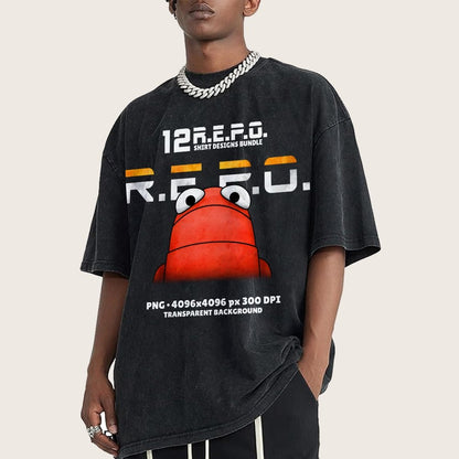 R.E.P.O. Game Funny Meme Vintage Distressed T-shirt