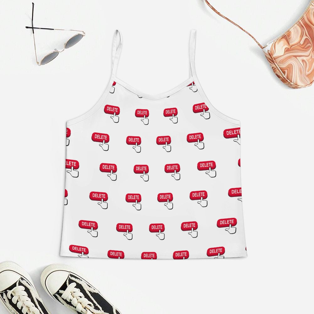 Delete Icon Women's Geek Suspender Cami Set
