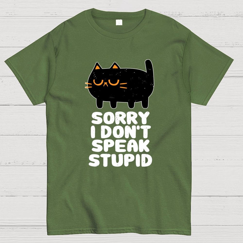 I Don't Speak Stupid Geek T-Shirt